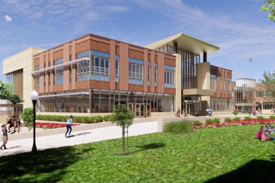 Rendering of the College of Aeronautics and Engineering Expansion
