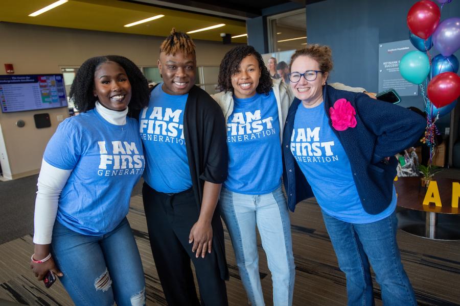 Students celebrate first-generation student week at Kent State University.