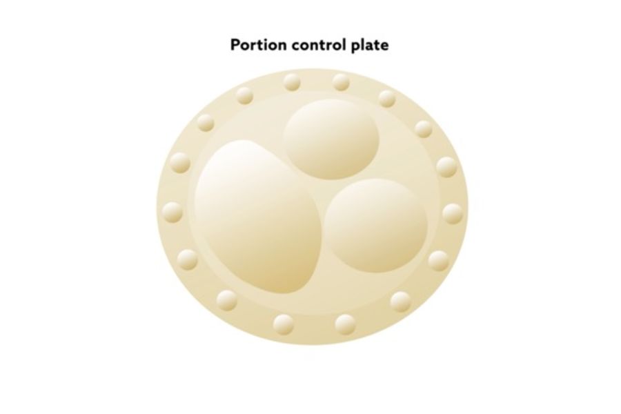 Kent State University researchers use indents and boarders on plates to study how optical illusions help people choose smaller portions.