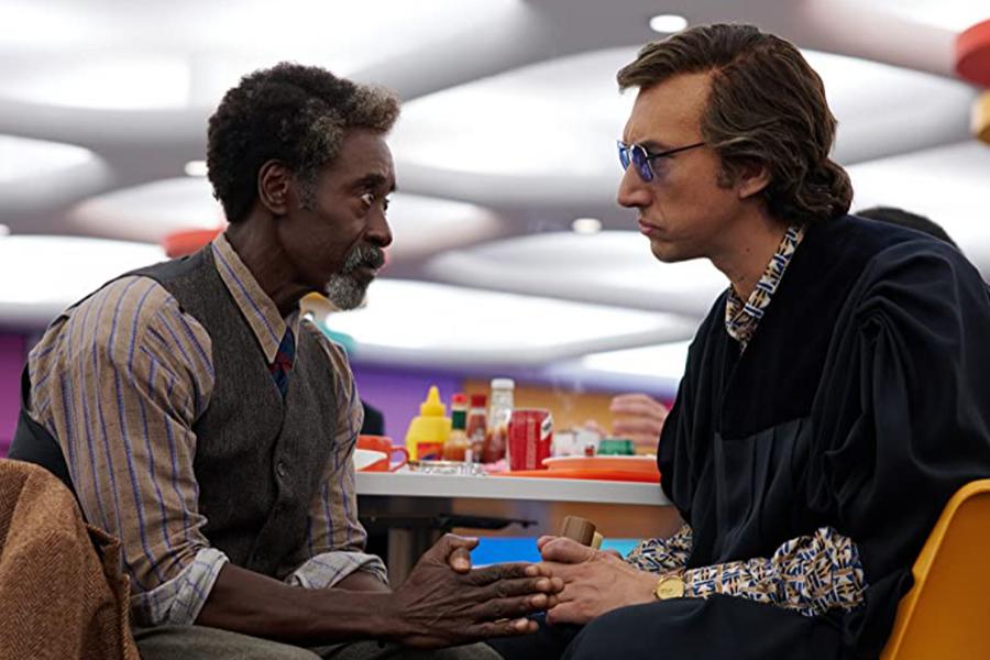 Actors Don Cheadle and Adam Driver in 'White Noise'