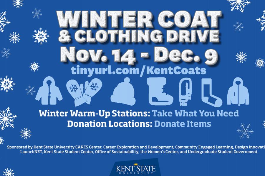 Kent State's Winter Coat and Clothing Drive 