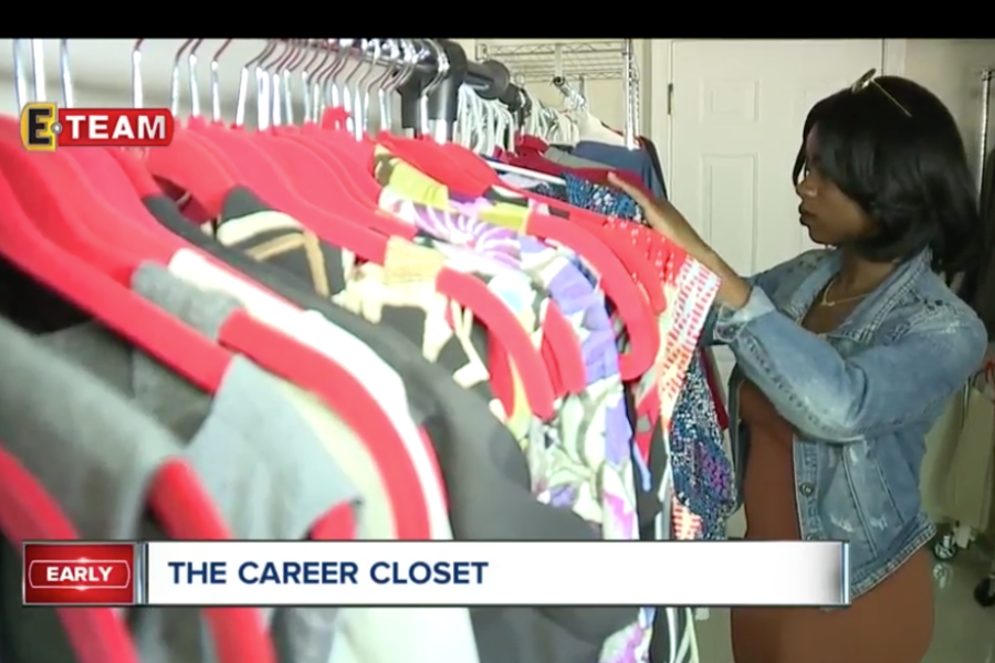 WEWS features Kent State's Career Closet