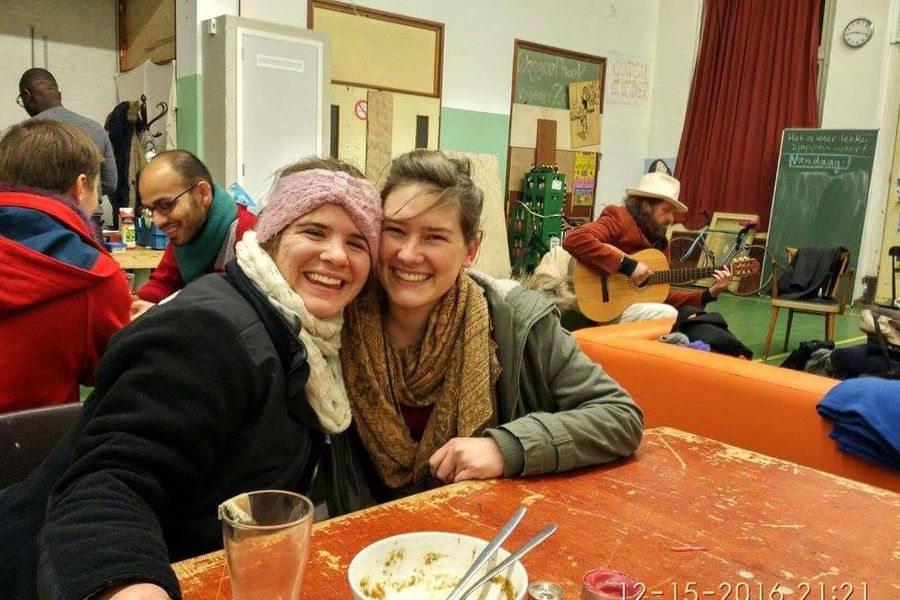 Kent State senior Erin Shattuck (left) travels to the Netherlands where she took classes in sustainable development.