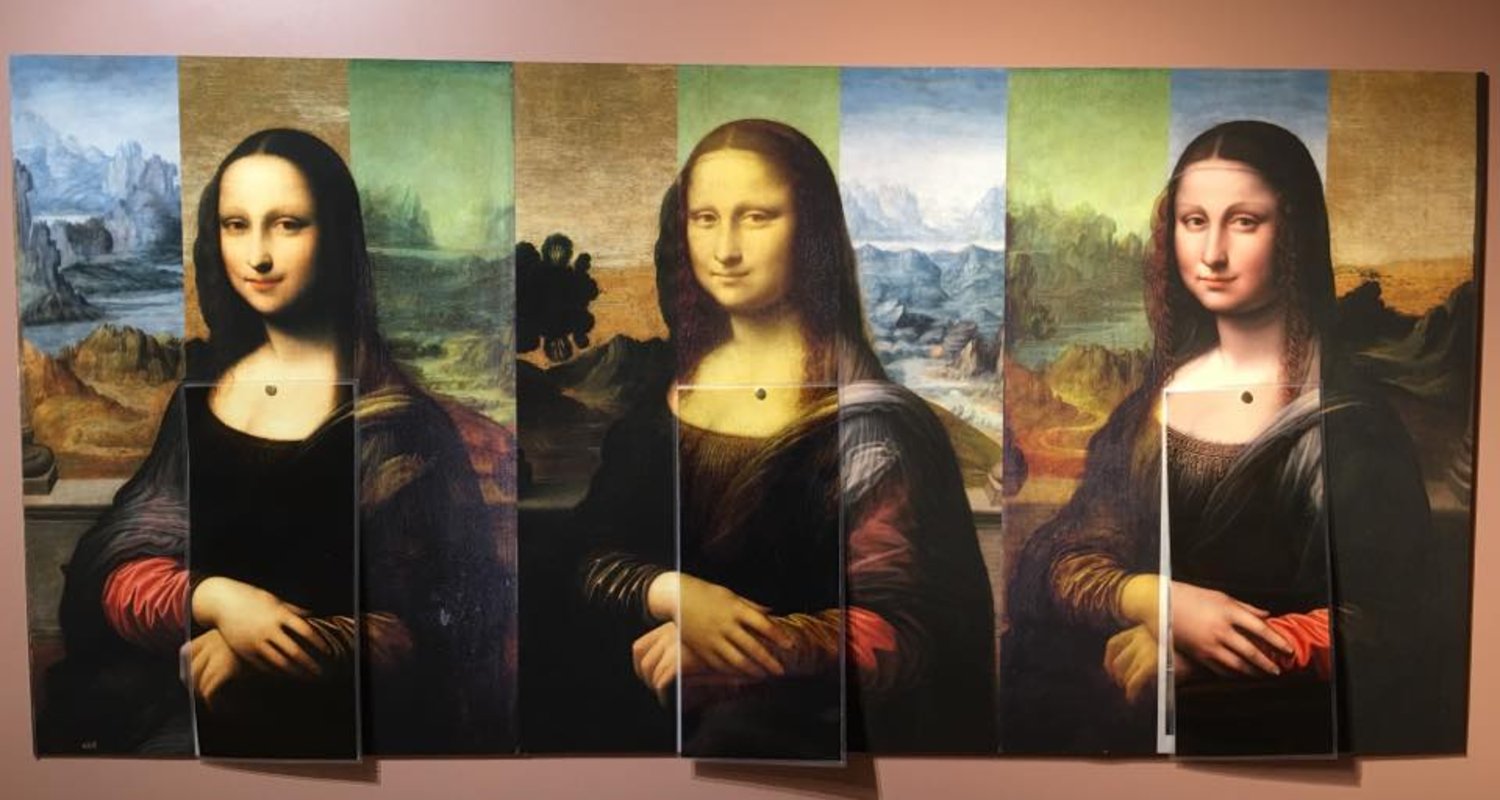 Three Images of Mona Lisa