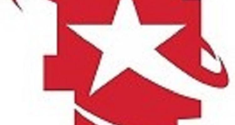 Leadership Tuscarawas logo of Tuscarawas County shape in red with white star in the middle