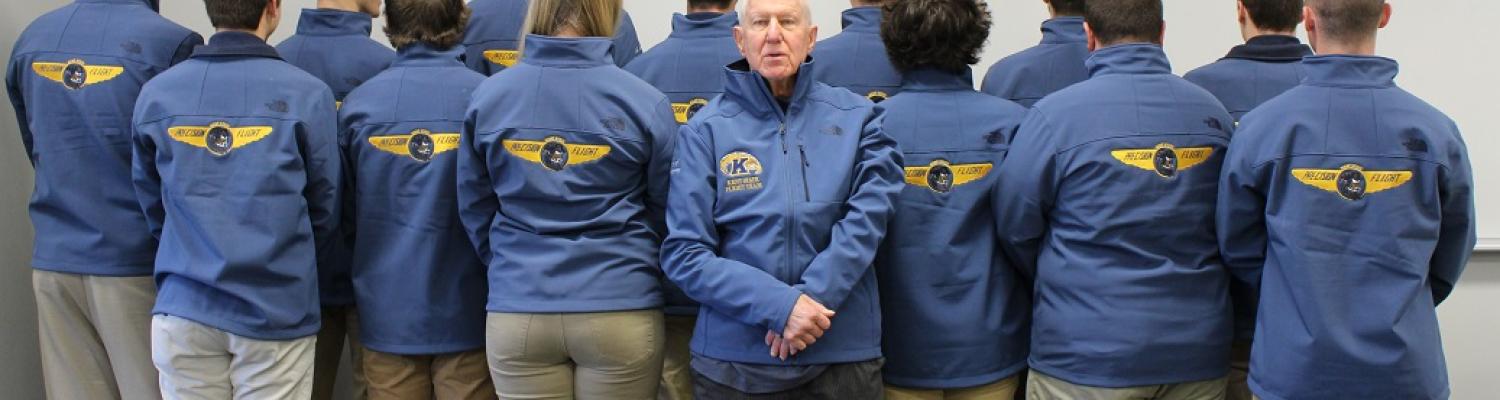 2017 Flight Jacket donation from Eugene Montgomery backs of jackets