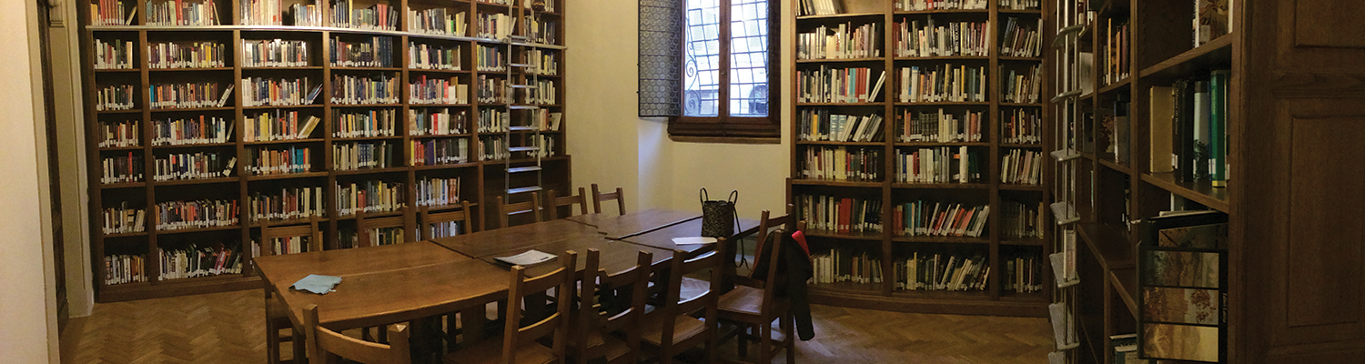 The Richard Role Reading Room in the Palazzo Vettori is a favorite retreat for Florence students