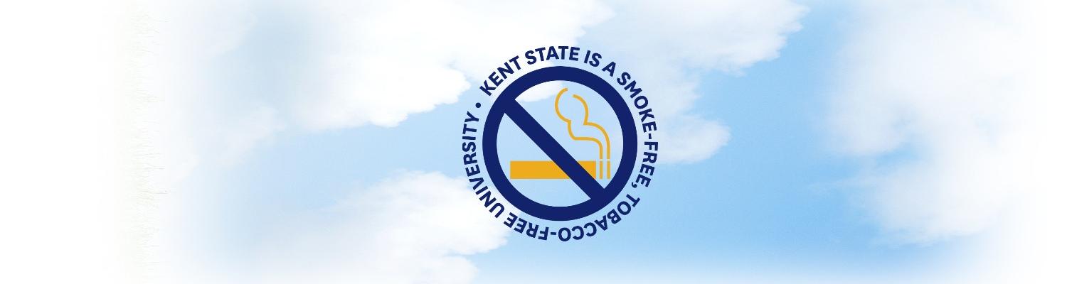 aria-label: Kent State University Smoke and Tobacco Free 