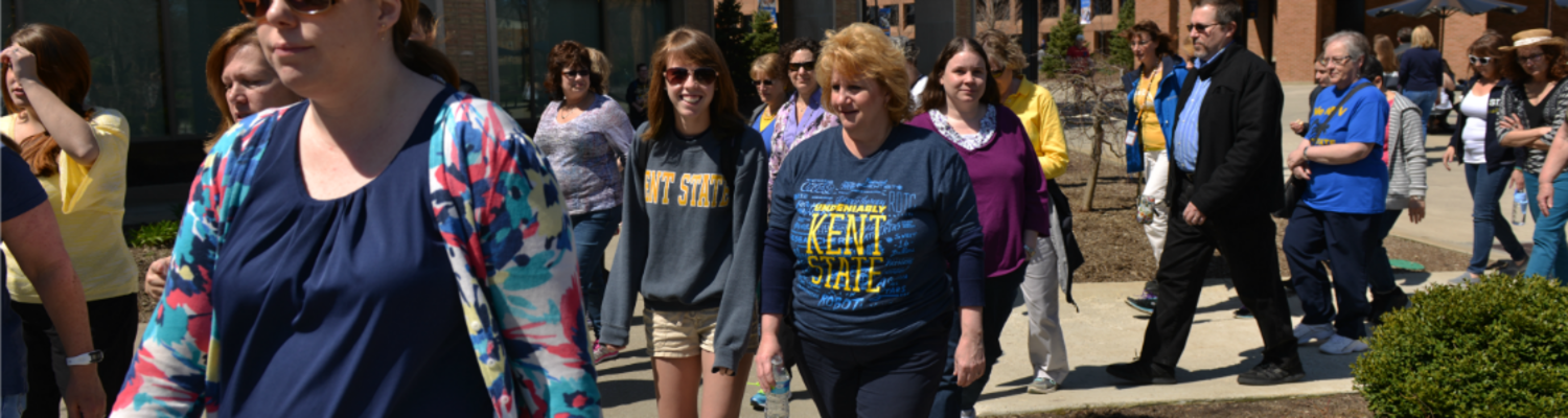 Walk and Talk for employees at Kent Campus