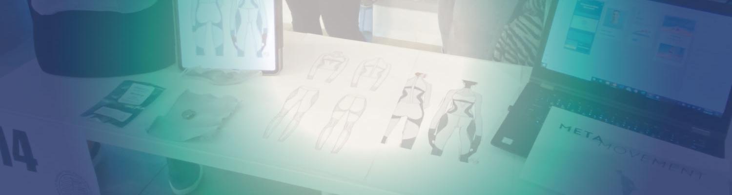 decorative cover image of a fashion tech project on a table