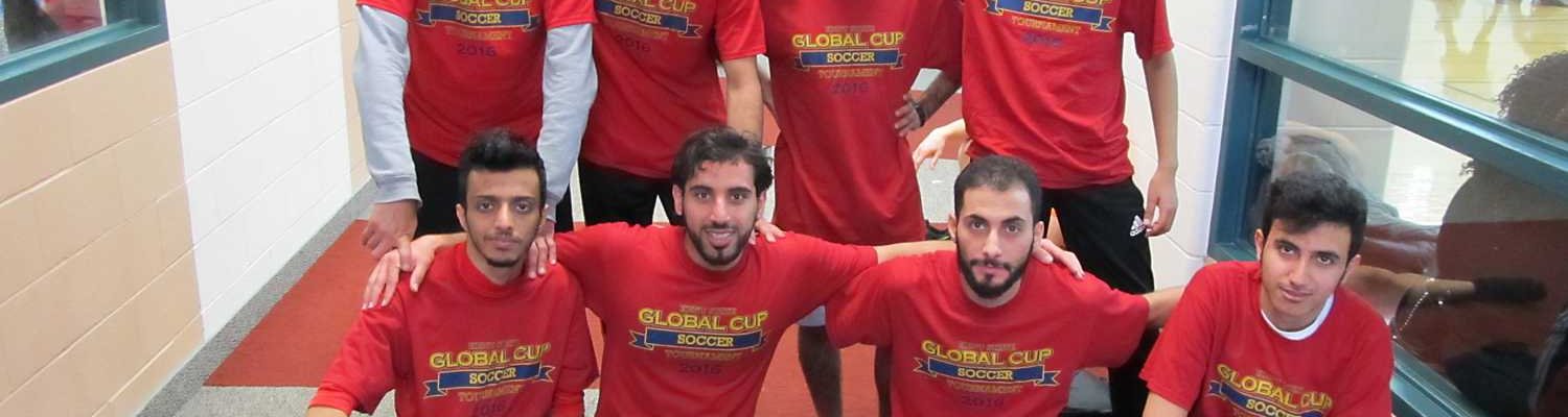 The Office of Global Education launched the Kent State Global Cup soccer tournament in April. Eleven teams representing as many countries vied for the Championship. Team Oman won the 2016 title.