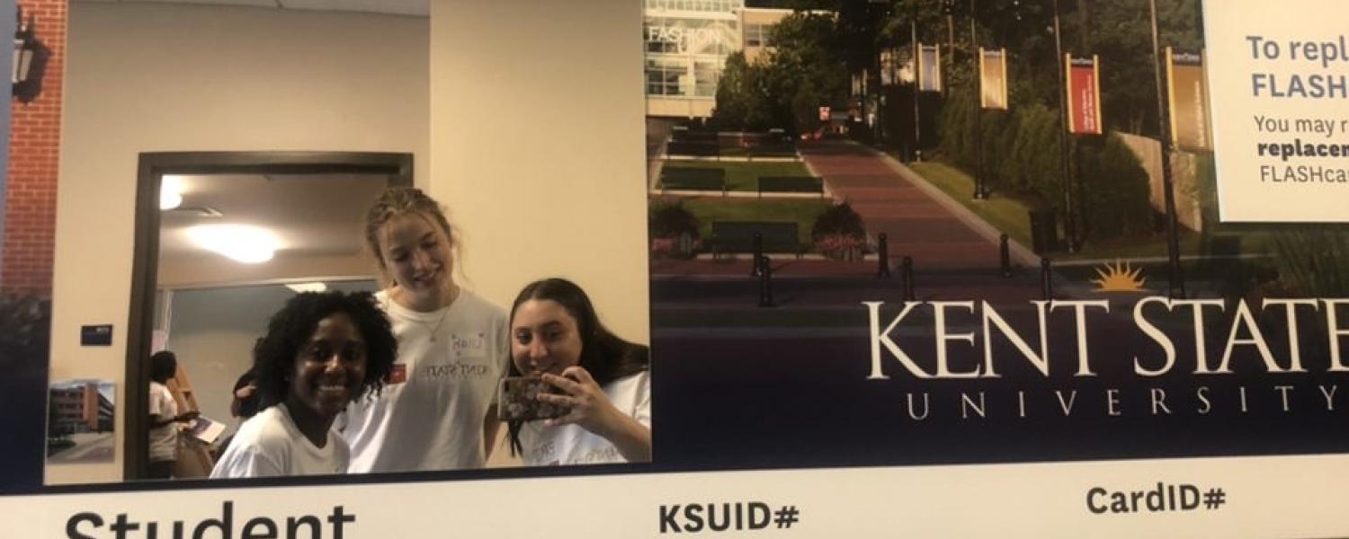 Group selfie in the KSU ID