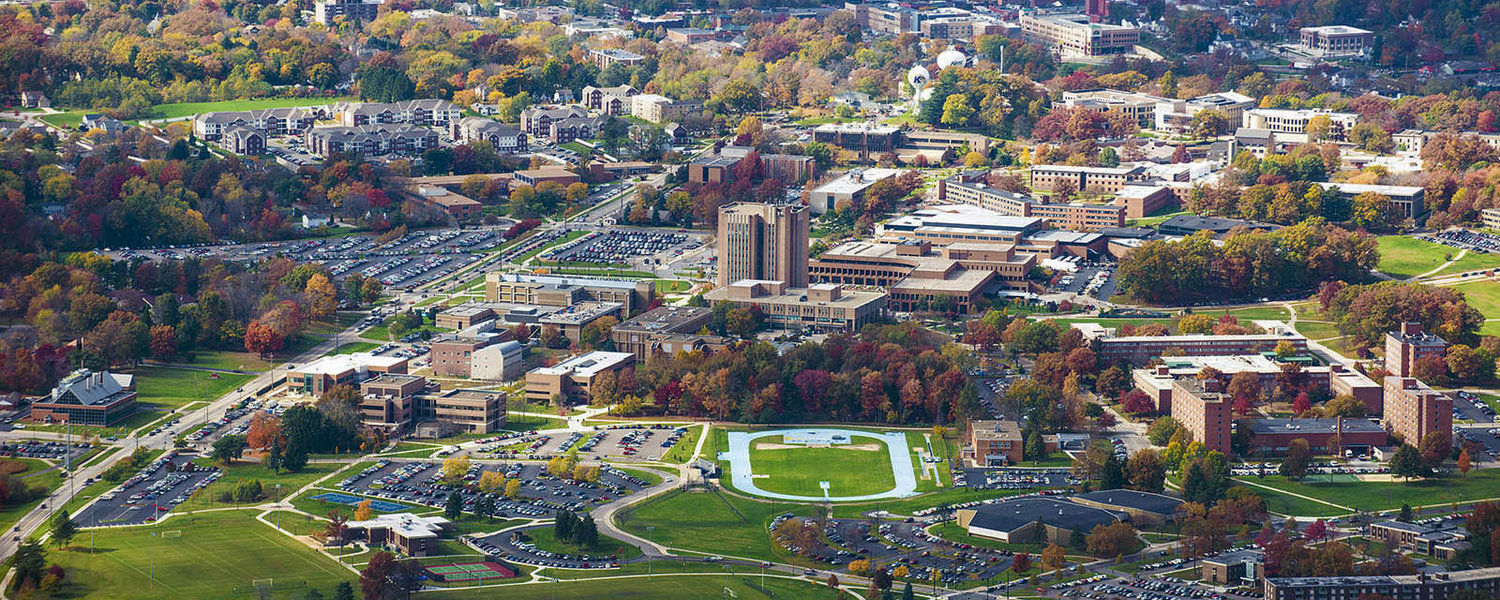 aerial view of KSU
