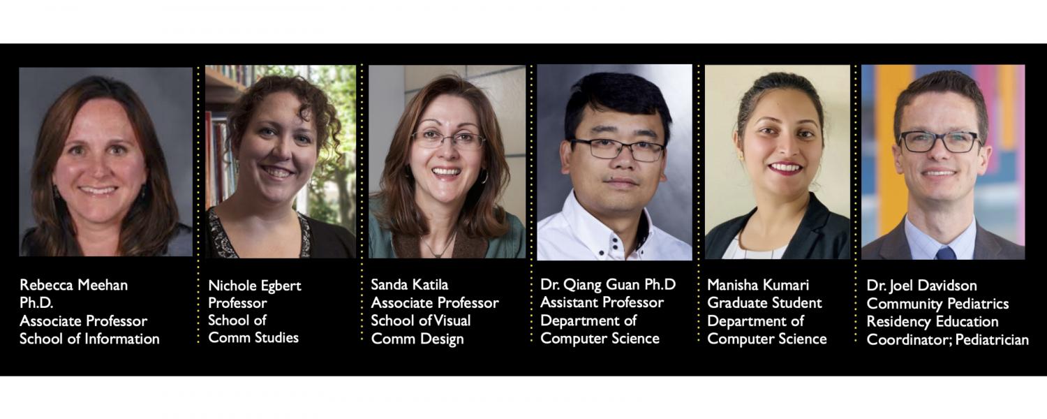 Headshots of faculty involved in STREAM project