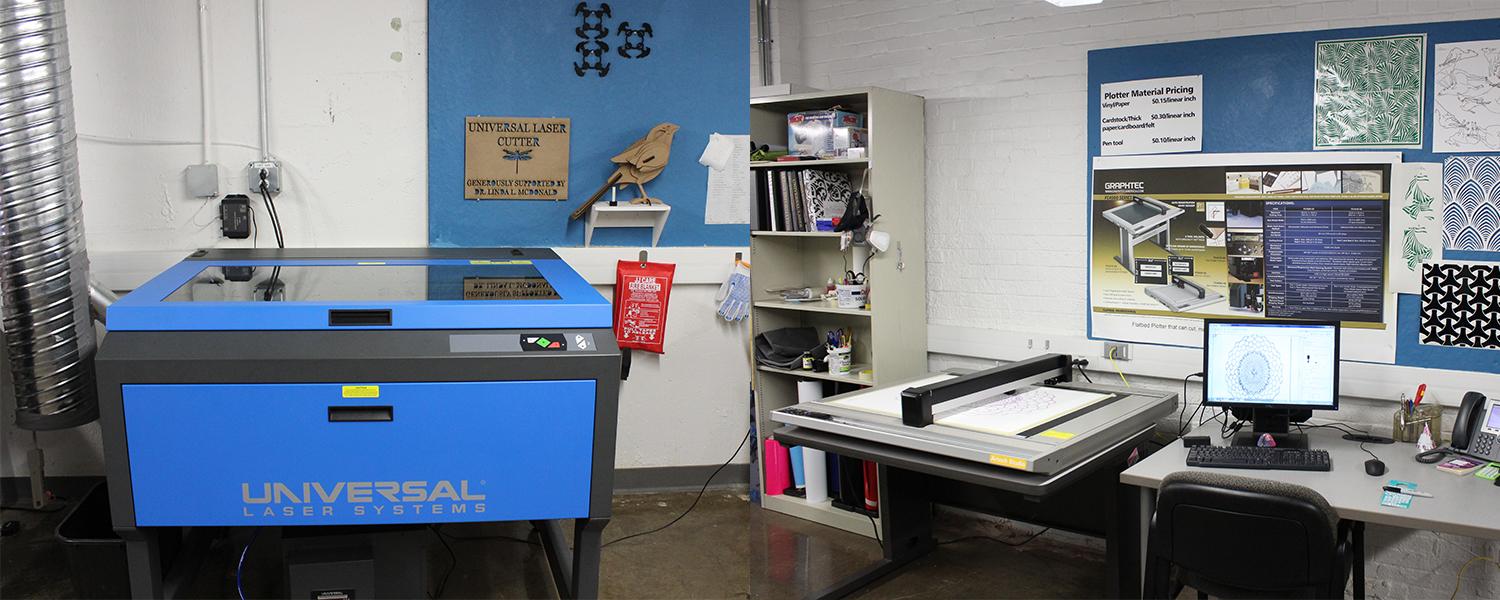 ARTech Studio - universal laser cutter and plotter with computer