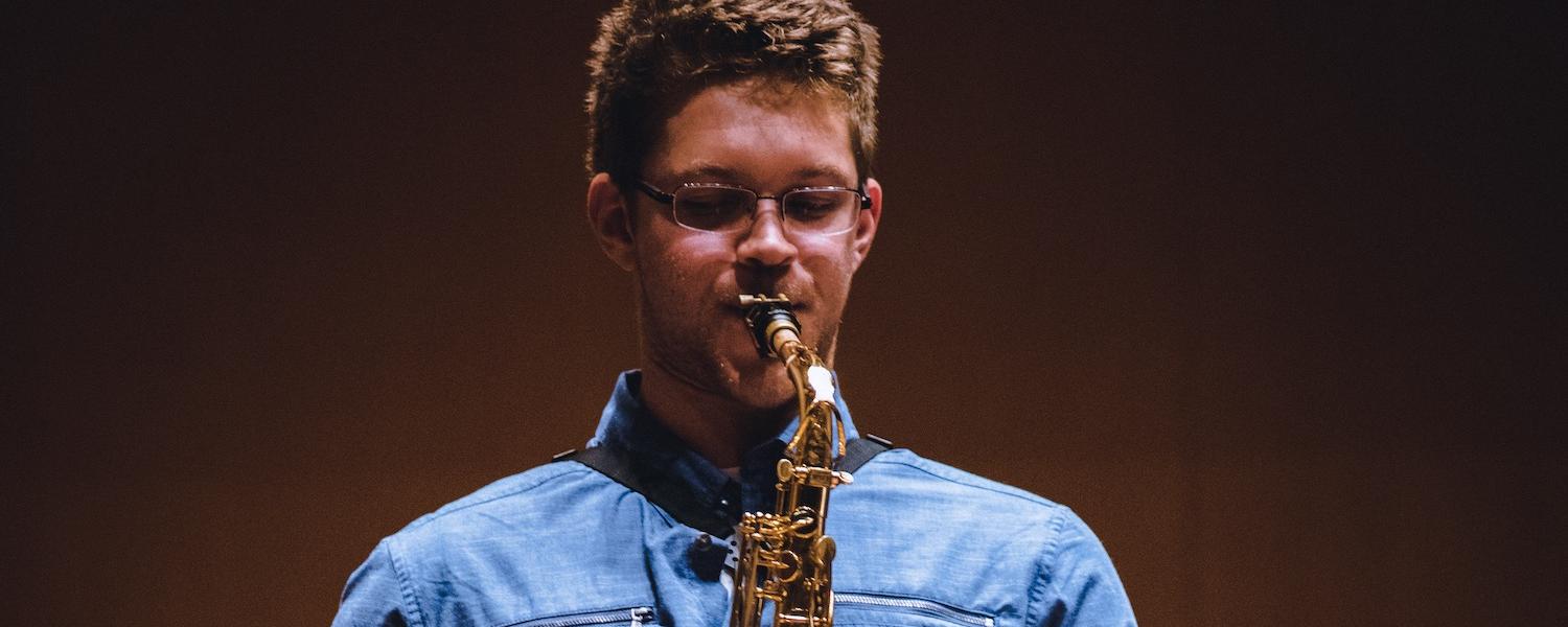 KSU Saxophone Student