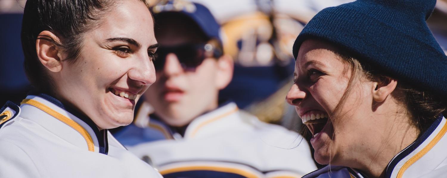 Students in Marching Golden Flashes | Photo Credit: Mason G. Smith