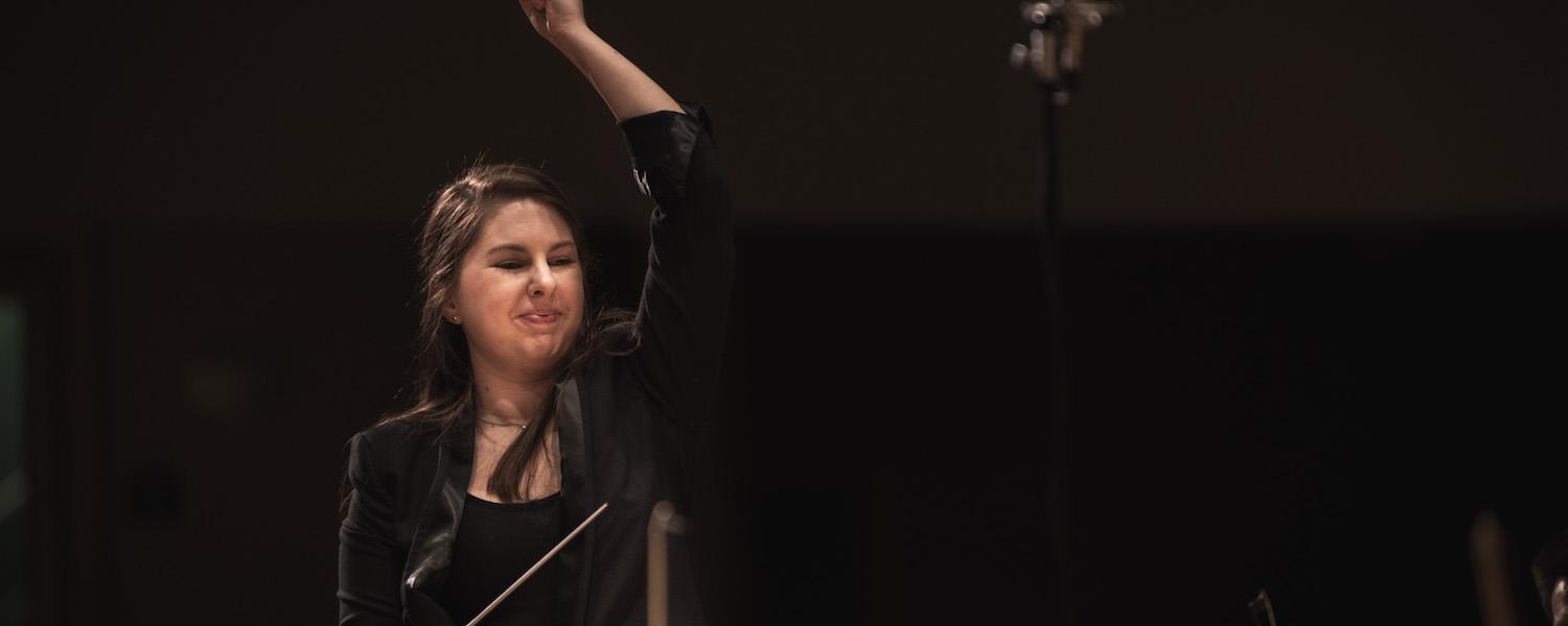 Karen Ní Bhroin (MM in Conducting '20) | Photo Credit: Mason Smith