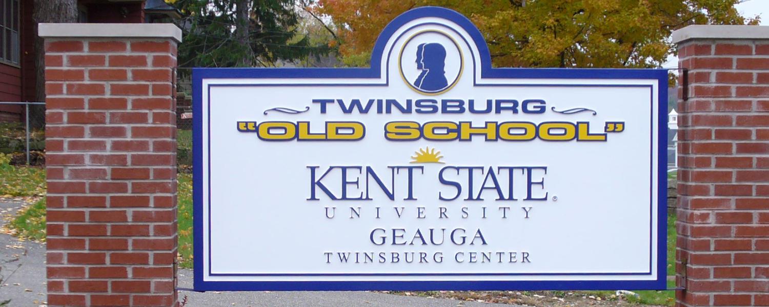Old Kent State Geauga sign