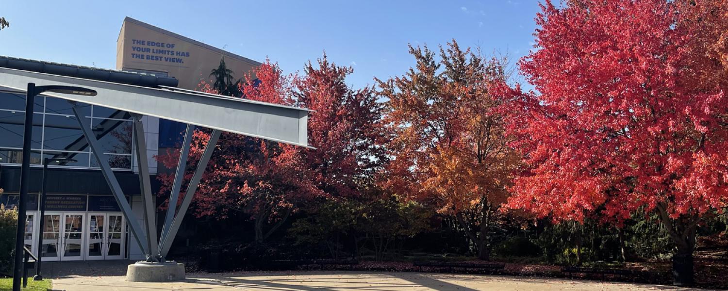 srwc main entrance with fall colored trees