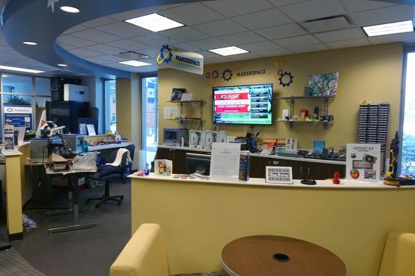 Academic Learning Commons Makerspace Room at Kent State at Tuscarawas